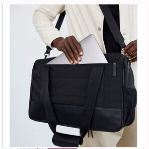 Beis Black Travel Hanging Garment  Bag